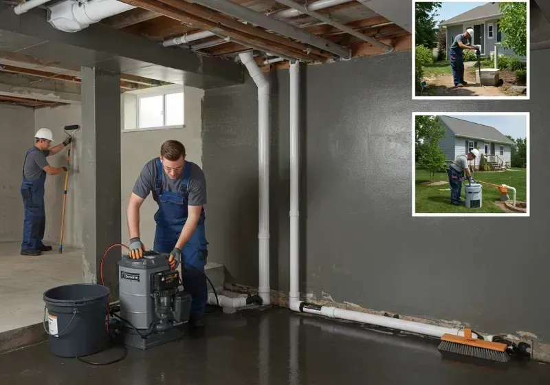 Basement Waterproofing and Flood Prevention process in Blanchard, OK